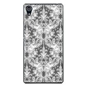 SO-03F-YCM2P0408-78 [docomo SO-03F Xperia Z2 オリジナル デザイン スマホケース 【ゴシック レース柄 ホワイト】]