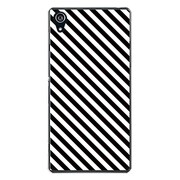 SO-03F-YCM2P0410-78 [docomo SO-03F Xperia Z2 オリジナル デザイン スマホケース 【モノクロ ストライプ ライン】]