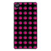SO-03F-YCM2P0413-78 [docomo SO-03F Xperia Z2 オリジナル デザイン スマホケース 【ブラック グロメット & ピンク】]