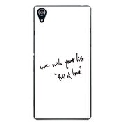 SO-03F-YCM2P0426-78 [docomo SO-03F Xperia Z2 オリジナル デザイン スマホケース 【We wish your life Full of Love / White】]