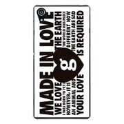 SO-03F-YCM2P0440-78 [docomo SO-03F Xperia Z2 オリジナル デザイン スマホケース 【MADE IN LOVE mono design】]