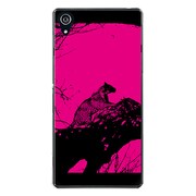 SO-03F-YCM2P0442-78 [docomo SO-03F Xperia Z2 オリジナル デザイン スマホケース 【サバンナ チーター ピンクプレート】]