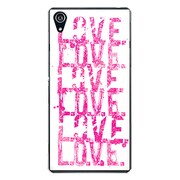 SO-03F-YCM2P0470-78 [docomo SO-03F Xperia Z2 オリジナル デザイン スマホケース 【LOVE. LOVE. LOVE. The White】]