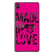 SO-03F-YCM2P0472-78 [docomo SO-03F Xperia Z2 オリジナル デザイン スマホケース 【Made in Love Pink Paint】]