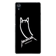 SO-03F-YCM2P0483-78 [docomo SO-03F Xperia Z2 オリジナル デザイン スマホケース 【メロイック ベア サイコパス & ギター - E】]