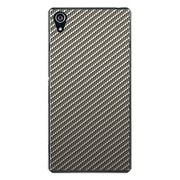 SO-03F-YCM2P0490-78 [docomo SO-03F Xperia Z2 オリジナル デザイン スマホケース 【ブラック カーボン パターン Silver】]