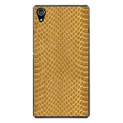 SO-03F-YCM2P0524-78 [docomo SO-03F Xperia Z2 オリジナル デザイン スマホケース 【ヘビ柄 イエローミックス】]