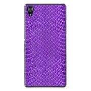 SO-03F-YCM2P0526-78 [docomo SO-03F Xperia Z2 オリジナル デザイン スマホケース 【ヘビ柄 パープルミックス】]