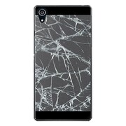 SO-03F-YCM2P0553-78 [docomo SO-03F Xperia Z2 オリジナル デザイン スマホケース 【フェイククラッシュ グレイ】]
