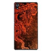 SO-03F-YCM2P0596-78 [docomo SO-03F Xperia Z2 オリジナル デザイン スマホケース 【レッドドラゴン 赤龍】]