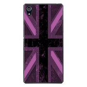 SO-03F-YCM2P0601-78 [docomo SO-03F Xperia Z2 オリジナル デザイン スマホケース 【ユニオンジャック コレクション グレー カラーズ ♯10 パープル】]