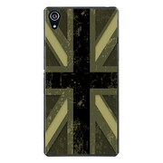 SO-03F-YCM2P0604-78 [docomo SO-03F Xperia Z2 オリジナル デザイン スマホケース 【ユニオンジャック コレクション グレー カラーズ ♯40 デザートグリーン】]
