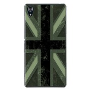SO-03F-YCM2P0605-78 [docomo SO-03F Xperia Z2 オリジナル デザイン スマホケース 【ユニオンジャック コレクション グレー カラーズ ♯50 ダークグリーン】]