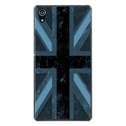 SO-03F-YCM2P0609-78 [docomo SO-03F Xperia Z2 オリジナル デザイン スマホケース 【ユニオンジャック コレクション グレー カラーズ ♯90 ロンドンブルー】]