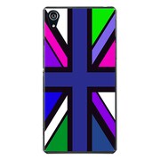 SO-03F-YCM2P0635-78 [docomo SO-03F Xperia Z2 オリジナル デザイン スマホケース 【ユニオンジャック コレクション Vibid カラーズ ♯30 リオブルース】]