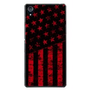 SO-03F-YCM2P0642-78 [docomo SO-03F Xperia Z2 オリジナル デザイン スマホケース 【ブラック アメリカン フラッグ LA カラーズ ♯20 コロラドレッド】]
