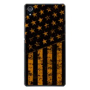 SO-03F-YCM2P0643-78 [docomo SO-03F Xperia Z2 オリジナル デザイン スマホケース 【ブラック アメリカン フラッグ LA カラーズ ♯30 フロリダオレンジ】]