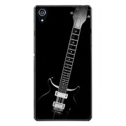 SO-03F-YCM2P0669-78 [docomo SO-03F Xperia Z2 オリジナル デザイン スマホケース 【ブラック ギター ブラックスター】]