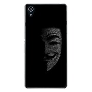 SO-03F-YCM2P0670-78 [docomo SO-03F Xperia Z2 オリジナル デザイン スマホケース 【アノニマス フェイス A ワールドワード】]