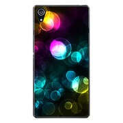 SO-03F-YCM2P0680-78 [docomo SO-03F Xperia Z2 オリジナル デザイン スマホケース 【レインボー リング ドット グラフィック A】]