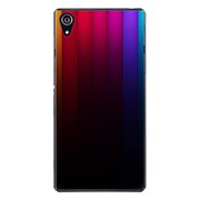 SO-03F-YCM2P0682-78 [docomo SO-03F Xperia Z2 オリジナル デザイン スマホケース 【レインボー ライン】]