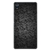 SO-03F-YCM2P0687-78 [docomo SO-03F Xperia Z2 オリジナル デザイン スマホケース 【クラシック パターンデザイン ダーク ブラック】]
