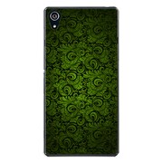 SO-03F-YCM2P0692-78 [docomo SO-03F Xperia Z2 オリジナル デザイン スマホケース 【クラシック パターンデザイン ダーク グリーン】]