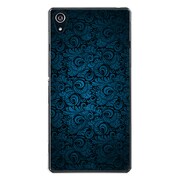 SO-03F-YCM2P0693-78 [docomo SO-03F Xperia Z2 オリジナル デザイン スマホケース 【クラシック パターンデザイン ダーク ブルー】]