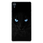 SO-03F-YCM2P0698-78 [docomo SO-03F Xperia Z2 オリジナル デザイン スマホケース 【ブラック キャット 黒猫】]
