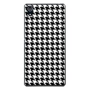SO-03F-YCM2P0746-78 [docomo SO-03F Xperia Z2 オリジナル デザイン スマホケース 【千鳥格子 デザイン ドットB】]