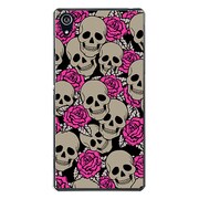 SO-03F-YCM2P0747-78 [docomo SO-03F Xperia Z2 オリジナル デザイン スマホケース 【Skull's & Rose A】]