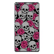 SO-03F-YCM2P0748-78 [docomo SO-03F Xperia Z2 オリジナル デザイン スマホケース 【Skull's & Rose B】]