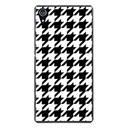 SO-03F-YCM2P0749-78 [docomo SO-03F Xperia Z2 オリジナル デザイン スマホケース 【千鳥格子 デザイン A - BIG】]