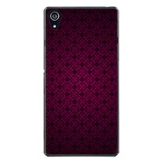 SO-03F-YCM2P0759-78 [docomo SO-03F Xperia Z2 オリジナル デザイン スマホケース 【クラシック パターンデザイン クイーン マゼンタ】]