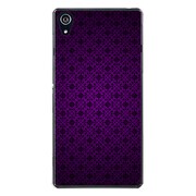 SO-03F-YCM2P0763-78 [docomo SO-03F Xperia Z2 オリジナル デザイン スマホケース 【クラシック パターンデザイン クイーン パープル】]