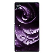 SO-03F-YCM2P0769-78 [docomo SO-03F Xperia Z2 オリジナル デザイン スマホケース 【ウォーター ローズ クラシック デザイン パープル】]