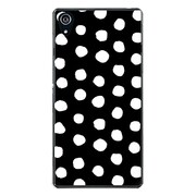 SO-03F-YCM2P0852-78 [docomo SO-03F Xperia Z2 オリジナル デザイン スマホケース 【黒地 ドット柄】]