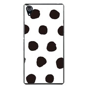 SO-03F-YCM2P0853-78 [docomo SO-03F Xperia Z2 オリジナル デザイン スマホケース 【白地 大きめドット柄】]