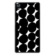 SO-03F-YCM2P0855-78 [docomo SO-03F Xperia Z2 オリジナル デザイン スマホケース 【白地 はみだしドット柄】]