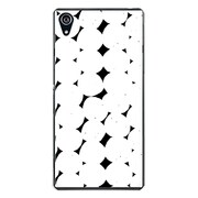 SO-03F-YCM2P0858-78 [docomo SO-03F Xperia Z2 オリジナル デザイン スマホケース 【黒地 詰め込みドット柄】]