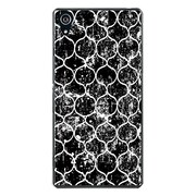 SO-03F-YCM2P0866-78 [docomo SO-03F Xperia Z2 オリジナル デザイン スマホケース 【シンプルだけどおしゃれな円柄 ブラック】]