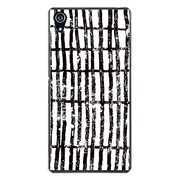 SO-03F-YCM2P0867-78 [docomo SO-03F Xperia Z2 オリジナル デザイン スマホケース 【すだれ風 ホワイトベース】]