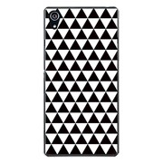 SO-03F-YCM2P0892-78 [docomo SO-03F Xperia Z2 オリジナル デザイン スマホケース 【クリスタル柄シリーズ モノクロ】]