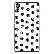 SO-03F-YCM2P0899-78 [docomo SO-03F Xperia Z2 オリジナル デザイン スマホケース 【白地 かすれドット柄（小）】]