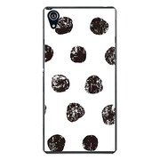 SO-03F-YCM2P0901-78 [docomo SO-03F Xperia Z2 オリジナル デザイン スマホケース 【白地 大きめかすれドット柄】]