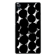 SO-03F-YCM2P0903-78 [docomo SO-03F Xperia Z2 オリジナル デザイン スマホケース 【白地 はみだしかすれドット柄】]