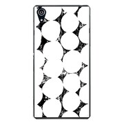 SO-03F-YCM2P0904-78 [docomo SO-03F Xperia Z2 オリジナル デザイン スマホケース 【黒地 はみだしかすれドット柄】]
