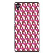 SO-03F-YCM2P0933-78 [docomo SO-03F Xperia Z2 オリジナル デザイン スマホケース 【立体ブロック（小） ピンク】]