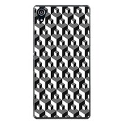 SO-03F-YCM2P0936-78 [docomo SO-03F Xperia Z2 オリジナル デザイン スマホケース 【立体ブロック（小） ブラック】]