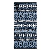 SO-03F-YCM2P0948-78 [docomo SO-03F Xperia Z2 オリジナル デザイン スマホケース 【レトロ プチアニマル2 ブルー】]